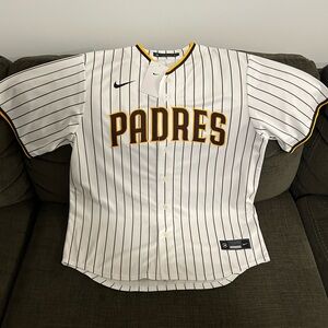 Nike Authentic San Diego Padres MLB Baseball Pinstripe Jersey Men’s Sz: L
